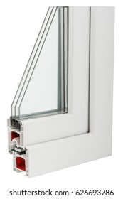 Sample Window Profile On White Background Stock Photo 626693786 ...