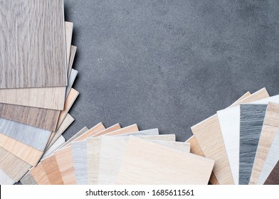 Sample of wood texture floor. laminate wood texture. Wood materials sample for shopping online; oak, marple, chestnut, walnut, balsam, nut,acero, camel, teak, rustic teak,  - Shutterstock ID 1685611561