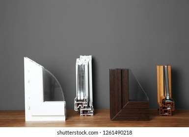 Samples Modern Window Profiles On Table Stock Photo 1261490218 ...