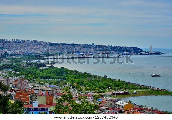 samsunturkeymay 212017 samsun city port stock photo edit now 1237432345