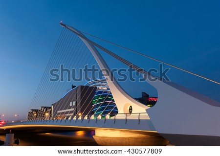 Samuel Beckett bridge in Dublin