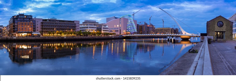 Samuel Beckett Bridge Dublin, Ireland, Europe