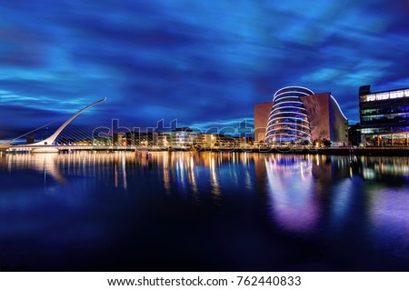 Samuel Beckett Bridge Dublin, Ireland