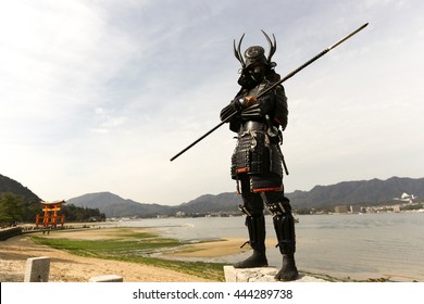 samurais in duel of Japanese