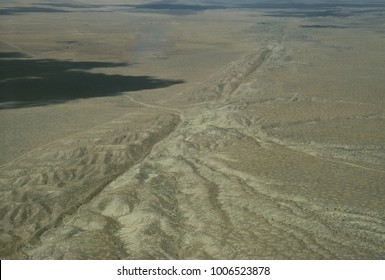 San Andreas Fault, Aerial, California