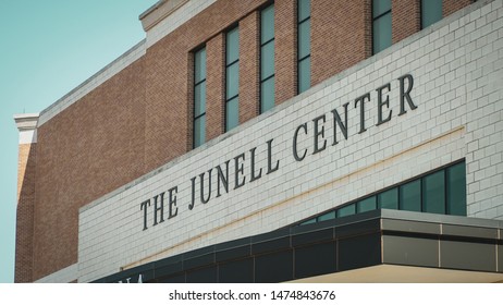 San Angelo, Texas - August 2 2019: Junell Center Arena At Angelo State University