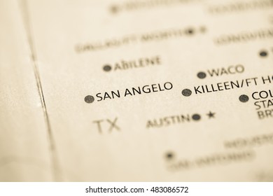 San Angelo. Texas. USA