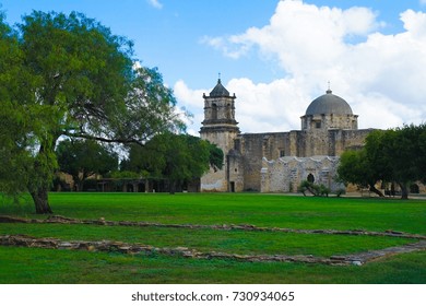 San Antonio Missions Unesco Site Mission Stock Photo 730934065