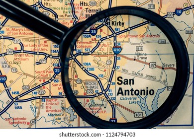San Antonio On Usa Map 260nw 1124794703 