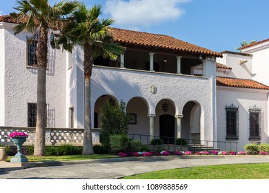 SAN ANTONIO, TEXAS - APRIL 13, 2018 - The McNay Art Museum, The First Modern Art Museum In The U.S. State Of Texas.