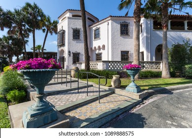 SAN ANTONIO, TEXAS - APRIL 13, 2018 - The McNay Art Museum, The First Modern Art Museum In The U.S. State Of Texas.