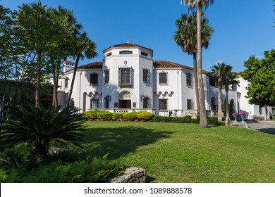 SAN ANTONIO, TEXAS - APRIL 13, 2018 - The McNay Art Museum, The First Modern Art Museum In The U.S. State Of Texas.