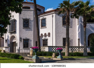 SAN ANTONIO, TEXAS - APRIL 13, 2018 - The McNay Art Museum, The First Modern Art Museum In The U.S. State Of Texas.