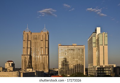 San Antonio, Texas - Downtown During Sunset