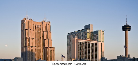 San Antonio, Texas - Downtown During Sunset