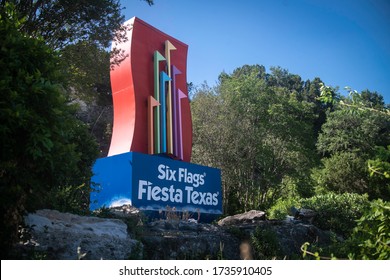 San Antonio, Texas - May 19 2020: Six Flags FIesta Texas