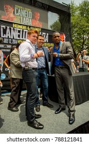 San Antonio, Texas . USA- May 7, 2014: Press Conference For Canelo Alvarez And Erislandy Lara Fight