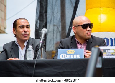 San Antonio, Texas . USA- May 7, 2014: Press Conference For Canelo Alvarez And Erislandy Lara Fight