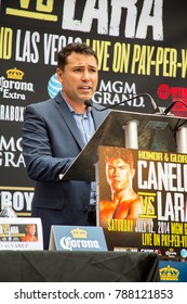 San Antonio, Texas . USA- May 7, 2014: Press Conference For Canelo Alvarez And Erislandy Lara Fight