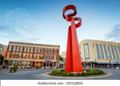 SAN ANTONIO, TEXAS, USA - SEP 28: Downtown of San Antonio, Texas on September 28, 2014 It was the fastest growing of the top 10 largest cities in the United States from 2000 to 2010 