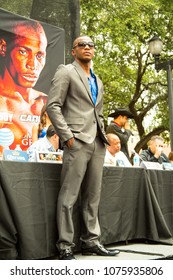 San Antonio, Texas/United States - May 7, 2014: Canelo Alvarez-Erislandy Lara Press Conference For Their Fight In Las Vegas. Here, Erislandy Lara.