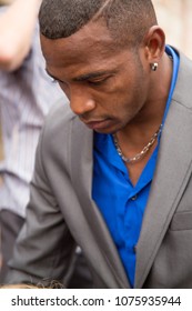 San Antonio, Texas/United States - May 7, 2014: Canelo Alvarez-Erislandy Lara Press Conference For Their Fight In Las Vegas. Here, Erislandy Lara.