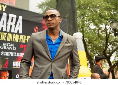 San Antonio, Texas/USA - May 7, 2014: Erislandy Lara Boxer At A Press Conference In San Antonio