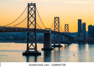 San Francisco–Oakland Bay Bridge Sunset