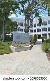 San Bruno, CA / USA  - May 21 2018: YouTube Headquarters 