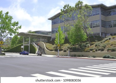 San Bruno, CA / USA  - May 21 2018: YouTube Headquarters 