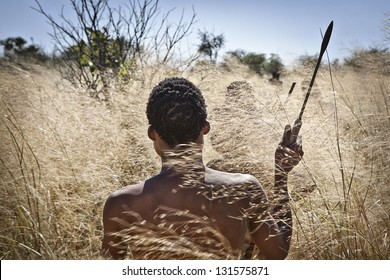 San Bushman going hunting