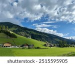 San Candido landscape going over Leinz