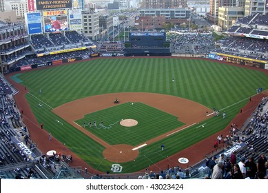 SAN DIEGO - APRIL 27: The Padres Downtown Stadium Petco Park Before The Trevor Hoffman Night Baseball Game On April 27, 2007 In Denver.