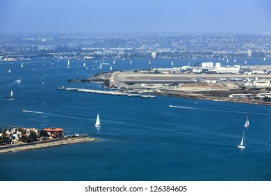 San Diego Bay Overlook From Point Loma