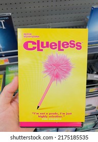 San Diego, CA - July 2, 2022: Hand Holding A DVD Set Of Clueless Movie. 