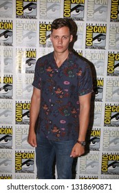 San Diego, CA - July 20, 2018: Bill Skarsgård From Hulu’s Castle Rock Arrives At Comic Con 2018 In San Diego, CA.