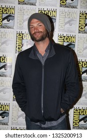 San Diego, CA - July 22, 2018: Jared Padalecki from The CW’s Supernatural arrives at Comic Con 2018 in San Diego, CA.
