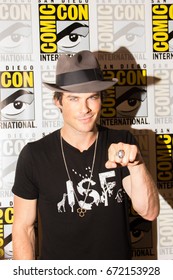 San Diego, CA - July 26 2014:  Ian Somerhalder Of The CW’s Vampire Diaries Arrives At Comic Con 2014 In San Diego, CA.