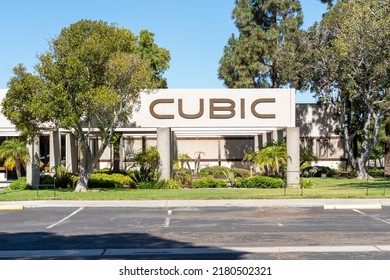 San Diego, CA, USA - July 9, 2022: Cubic Headquarters In San Diego, CA, USA. Cubic Corporation Is An American Public Transportation And Defense Corporation.