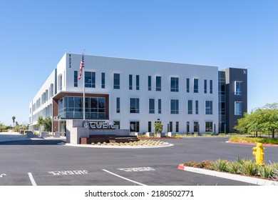 San Diego, CA, USA - July 9, 2022: Cubic Headquarters In San Diego, CA, USA. Cubic Corporation Is An American Public Transportation And Defense Corporation.