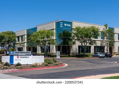 San Diego, CA, USA - July 9, 2022: Helix Headquarters In San Diego, CA, USA. Helix Is The Leading Population Genomics And Viral Surveillance Company.