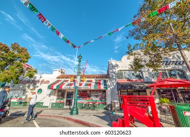 San Diego, CA, USA - November 05, 2016: People In Little Italy SD