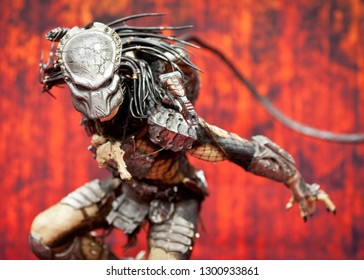 SAN DIEGO, CALIFORNIA - JULY 11, 2011: Sideshow Collectibles revealed Wolf Predator Legendary Scale Figure