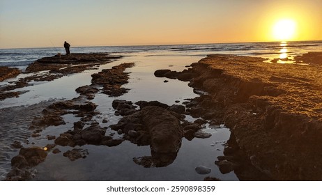 San Diego California north county Encinitas area coastline. Waves, surfers, sunset silhouettes, beaches, tide pools, palm trees, clouds and rock abstractions!