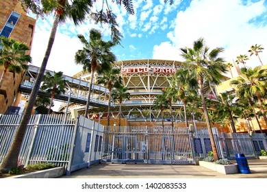 San Diego, California, USA-01 March 2015：The Petco Park Baseball Stadium, Home Of The San Diego Padres MLB Team