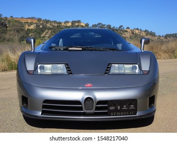 San Diego, California/USA - Summer 2018: Bugatti Eb110 GT Front