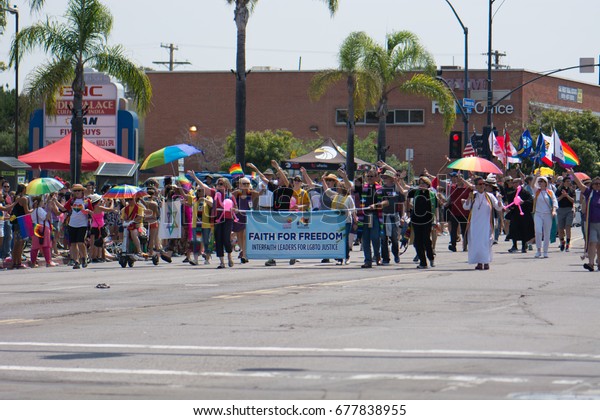 Gay pride parade in san diego