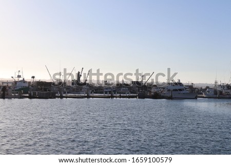 San Diego harbour at dusk