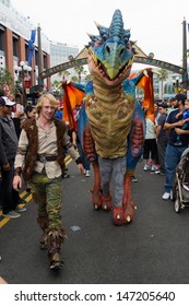 SAN DIEGO - JULY 20: Dragon At The Comic Con, On July 20, 2013, In San Diego, CA