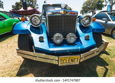 San Diego/USA - August 11, 2019
Main Street America Corvette Car Show In Marina Park North - Seaport Village In San Diego, California